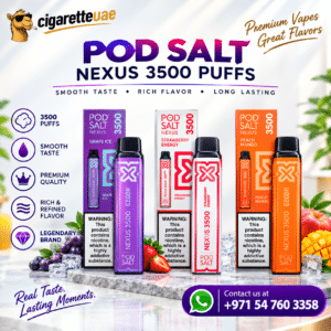 Pod Salt Nexus 3500 puffs disposable vape in dubai