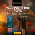 Vgod Pod 1k 1500 Puffs 50MG Nicotine Disposable Vape