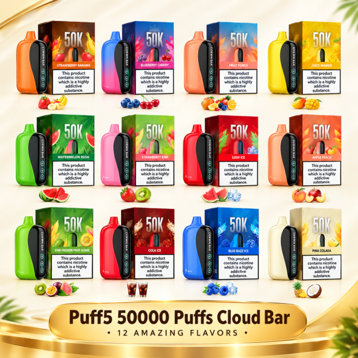 Al Fakher 50000 Puffs Cloud Box Crown Bar Disposable Vape