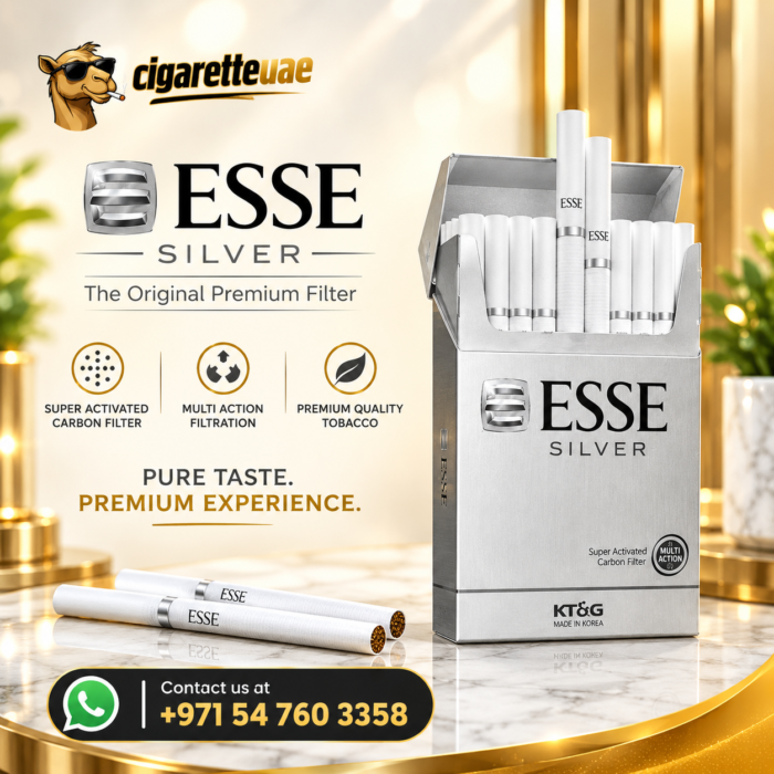 Esse Silver UAE Original Super Slim Cigarettes Esse Silver UAE Original Super Slim Cigarettes