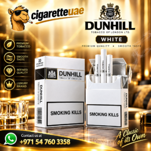 Dunhill White cigarettes packaging